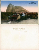 Gibraltar Rock From The Pedrera Panoramic View Vintage Postcard 1910 - Gibraltar