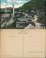 Gibraltar Stadtteilansichten Town View From South, Vintage Postcard 1910 - Gibraltar
