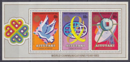 1983 Aitutaki 496C-498C/B44 Satellite Dish 4,80 € - Oceania