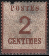 FRANCE AL  2 (*) Alsace-Lorraine Guerre De 1870-1871 (CV 210 €) - Used Stamps