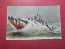 Carte Postale - Bateau - Marine Militaire Française LE THON Sous Marin (5159) - Submarines