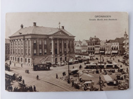 Groningen, Groote Markt Met Stadhuis, 1913 - Groningen