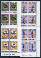 Montserrat Série Complète Bl De 4 Specimen JO 84 ** - Summer 1984: Los Angeles