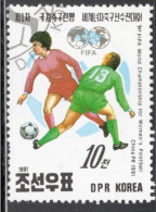 North Korea 1991 Single Stamp To Celebrate Women's World Football Championship, China In Fine Used. - Corée Du Nord