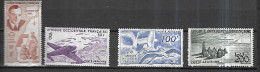 Afrique Occidentale 1947 PA  11 à 14 Série Complète N** MNH - Unused Stamps