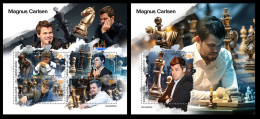 Sierra Leone  2023 Magnus Carlsen. (550) OFFICIAL ISSUE - Echecs