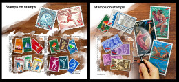 Sierra Leone  2023 Stamps On Stamps Olympic Games. (551) OFFICIAL ISSUE - Francobolli Su Francobolli