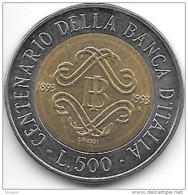 *italy 500 Lire1993  Km 160   Unc !!! - 1900-1946 : Victor Emmanuel III & Umberto II