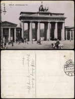 Ansichtskarte Mitte-Berlin Brandenburger Tor Mit Kutschen 1916 - Brandenburger Door