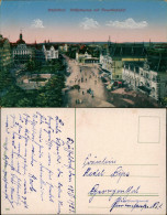 Ansichtskarte Düsseldorf Wilhelmplatz Mit Hauptbahnhof 1914 - Duesseldorf