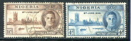 NIGERIA- Y&T N°91 Et 92- Oblitérés - Nigeria (...-1960)