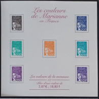 2001 N°YT FB41 Bloc Les Couleurs De Marianne En Francs N** Cote 9€ - 1997-2004 Marianne (14. Juli)