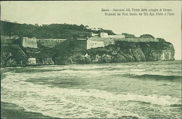 GAETA ( LATINA )  SANTUARIO SS. TRINITA' DALLA SPIAGGIA DI SERAPO - EDIZIONE STA - 1930s (19973) - Latina