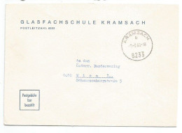 Austria "Postgebhur Bar Bezahlt"  Cover From Glasfachschule In Kramsbach 9sep1966 X Wien - Covers