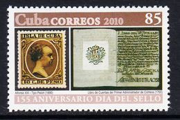 2010 Cuba Stamps On Stamps Philately Complete Set Of 2 MNH - Neufs