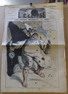 Revue Journal L'éclipse Satirique Caricature 50 X 32 Germany Allemagne Bismarck N° 258 De 1873 Gill - 1850 - 1899