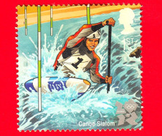 GB  UK GRAN BRETAGNA - Usato - 2009 - Sport - Giochi Paralimpici - Slalom In Canoa - 1st Class - Used Stamps