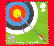 GB  UK GRAN BRETAGNA - Usato - 2009 - Sport - Giochi Paralimpici - Tiro Con L'arco - 1st Class - Used Stamps