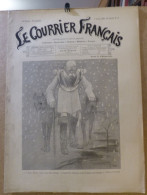 Revue Journal Le Courrier Français Satirique Caricature 40,5 X 29,5 Germany Allemagne Bismarck N° 14 De 1895 Willette - 1850 - 1899