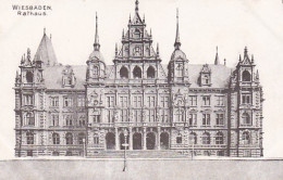 2525	17	Wiesbaden, Rathaus. (sehe Ecken Und Kanten) - Wiesbaden