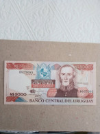 Billete De Uruguay De 5000 Pesos, Año 1983, UNC - Uruguay