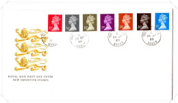 1989 New Definitives Unaddressed FDC Tt - 1981-1990 Decimale Uitgaven