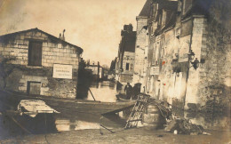 Ancenis * Carte Photo 1910 * Commerce A. RENOU * Inondations Crue - Ancenis