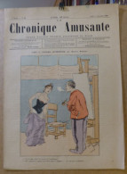 Revue Journal La CHRONIQUE AMUSANTE  Satirique Caricature 40 X 29 Germany Allemagne Bismarck N° 48 De 1892 - 1850 - 1899