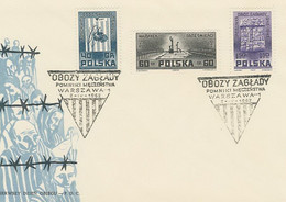 Poland FDC.1155-57: Monuments Of Martyrdom - FDC