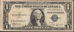 U.S.A.    1 DOLLAR  1935B FINE NO P.h. ! - Silver Certificates – Títulos Plata (1928-1957)