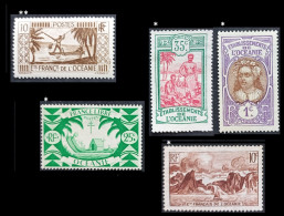 (ti) (OCE01) Lot Colonies Françaises Océanie Neufs - Neufs