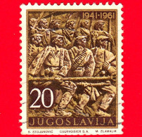 JUGOSLAVIA  - Usato - 1960 - 20° Anniversario Della Rivolta Contro Le Potenze Occupanti - Monumento A Bosanski - Grahovo - Oblitérés