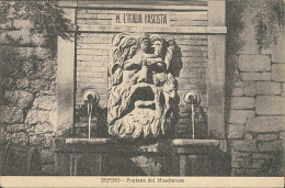 SEPINO ( CAMPOBASSO ) FONTANA DEL MASCHERONE - L'ITALIA FASCISTA - EDIZIONE DI NUNZIO - SPEDITA 1929 (19981) - Campobasso