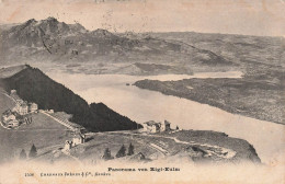 SUISSE - Panorama Von Rigi-Kulm, Schwyz - Charnaux Frères - Lac -  Carte Postale Ancienne - Autres & Non Classés