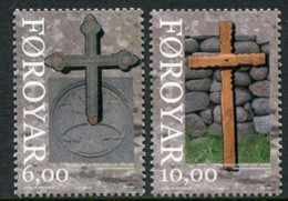 FAEROE ISLANDS 2008 Christmas: Old Crosses MNH / **.  Michel 657-58;  SG 568-69 - Färöer Inseln