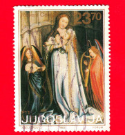 JUGOSLAVIA  - Usato -  1983 - Maria Di Salamanca Di Robert Campin - 23.70 - Gebruikt