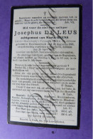 Josephus DE LEUS Echt M. GEENS Boortmeerbeek 1888- Haacht St Adriaan 1934 Lid Verjaagde Visch - Esquela