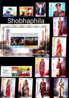 Shobhaphila's Indian  Year Pack Stamps 2023 ( 74 Nos.) - Nuovi