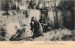 MILITARIA - Région Du Nord - Un Poste Téléphonique Dans Une Maison - La Guerre 1914-1915 - Carte Postale Ancienne - War 1914-18