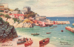 ARTS - Tableau - New Quay The Harbour - Côte - Bateaux Et Océan - HB Wimbush - Marins - Carte Postale Ancienne - Peintures & Tableaux