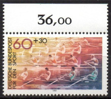 GERMANY 1981 - 1v - MNH - Aviron - Rowing - Rudern - Remo - Canottaggio - Roeien - Sport - Sports - Rowing