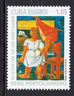 2012 Cuba Portocarrero Art Painting Complete Set Of 1 MNH - Unused Stamps
