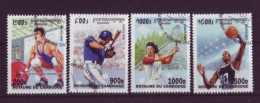 Asie - Cambodge - 2000 - Sports - 4 Timbres Différents - 6347 - Cambodia