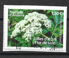 Fleur De Sureau / Flor De Sauco , Oblitéré 1 Ere Qualité.  2021 (sello Cancelado 1ª Calidad) - Used Stamps