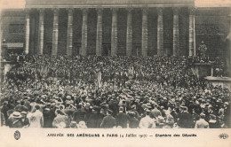 MILITARIA - Arrivée Des Américains à Paris (4 Juillet 1917) - Chambre Des Députés - Animé - Carte Postale Ancienne - Weltkrieg 1914-18