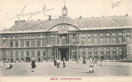 BELGIQUE - Liège - Le Palais De Justice - Animé - Dos Non Divisé - Carte Postale Ancienne - Liege