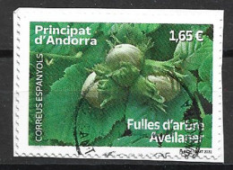 Le Noisetier /avellano  , Oblitéré 1 Ere Qualité.  2022 (sello Cancelado 1ª Calidad) - Used Stamps