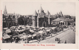 25672De Nieuwmarkt Met Waag - Amsterdam