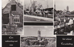 252743Een Vakantiegroet Van Het Eiland Terschelling. (FOTO KAART)(minuscule Vouwen In De Hoeken) - Terschelling