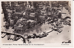 256755Amsterdam, View Of Prins Hendrikkade (K. L. M. Foto) - Amsterdam